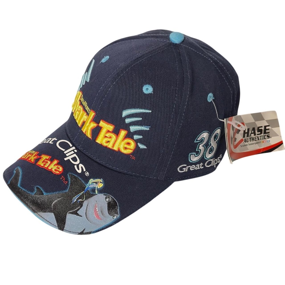 Chase‎ Authentics NASCAR Great Clips Shark Tale 38 Kasey Kahne Hat Navy Blue New